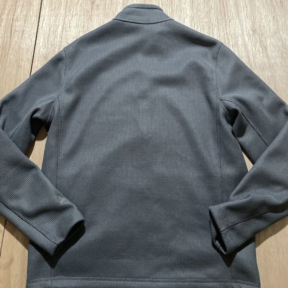 Gerry Other - Gerry Mens Large Gray Waffle Knit Full Zip Fleece Lined Jacket Outerwear Coat